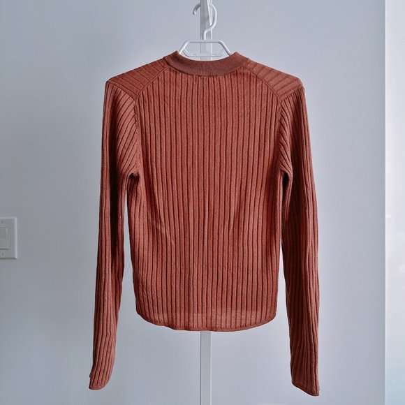 Uniqlo U Extra Fine Merino Wide Ribbed Crew Neck Sweater - Picture 2 of 6